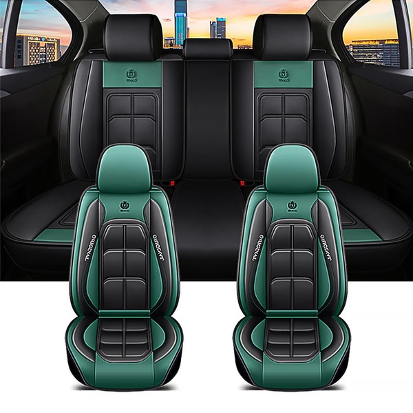 XIANGTA Universal Fit Car Seat Covers,5 Seat Leather Car Seat