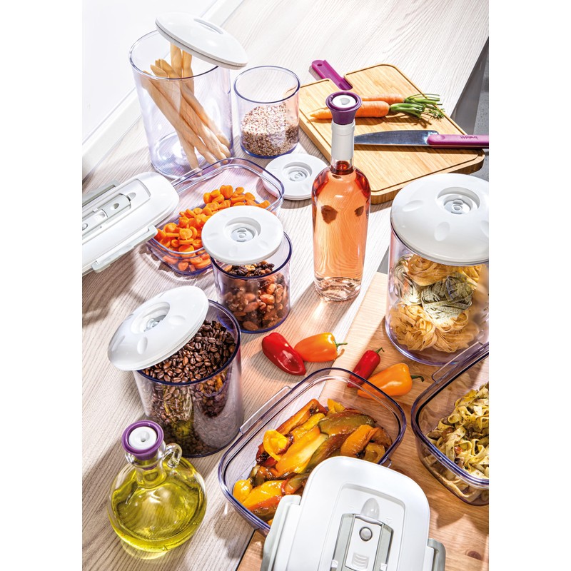 Magic Vac ACO1093 Rectangular Family Storage Container, 1 l