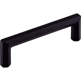Top Knobs TK793BLK Serene Collection 3-3/4" Lydia Pull, Flat Black