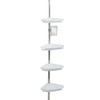 Bath Bliss Aluminum Corner Shower Organizer | 4 Tier |