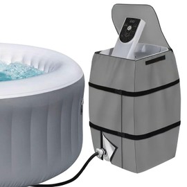 Hot Tub Pump Cover - Spa Heater Pump Cover - Waterproof, Dustproof, Insulated, Fits Outdoor Tub/Pool