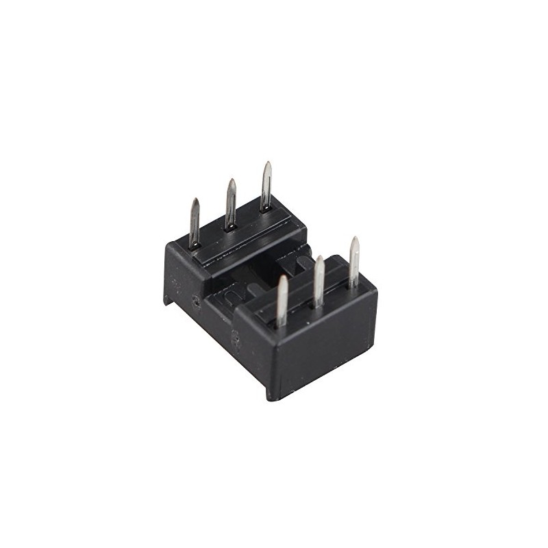 Futheda 20pcs 6 Pin 2.54mm Pitch Dip/Dil IC Sockets Soldering