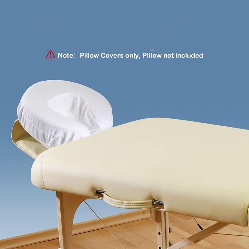 Blisfulhoks 12Pcs Face Cradle Covers for Massage Table Reusable Massage