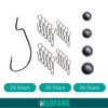 ELBFANG Cheburaschka Set | 60 Pieces with Box (12g/14g/18g/21g/) |