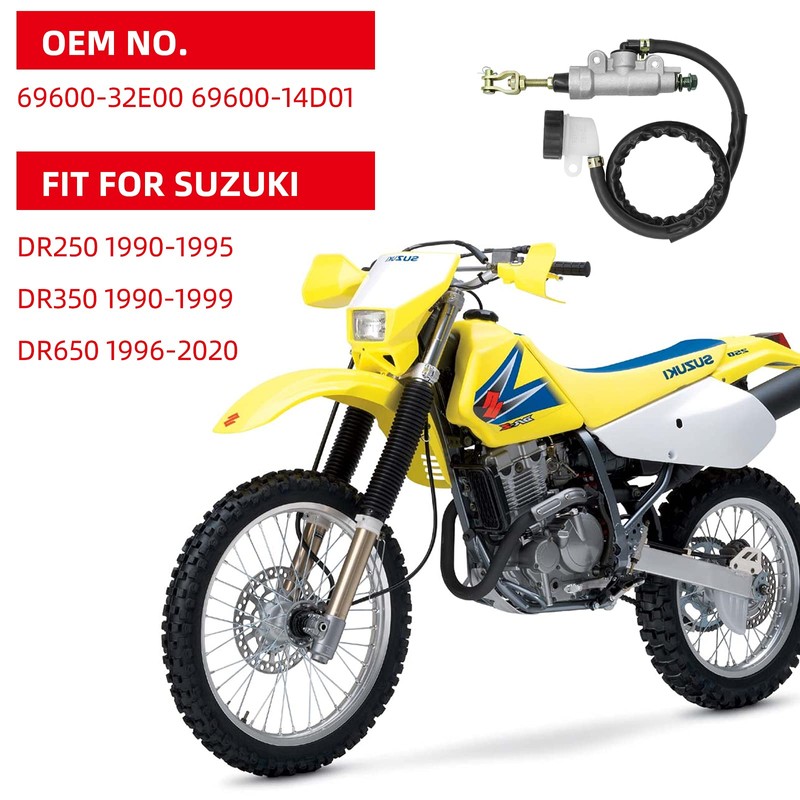 Rear Brake Master Cylinder Fit For Suzuki DR250 DR350 DR650