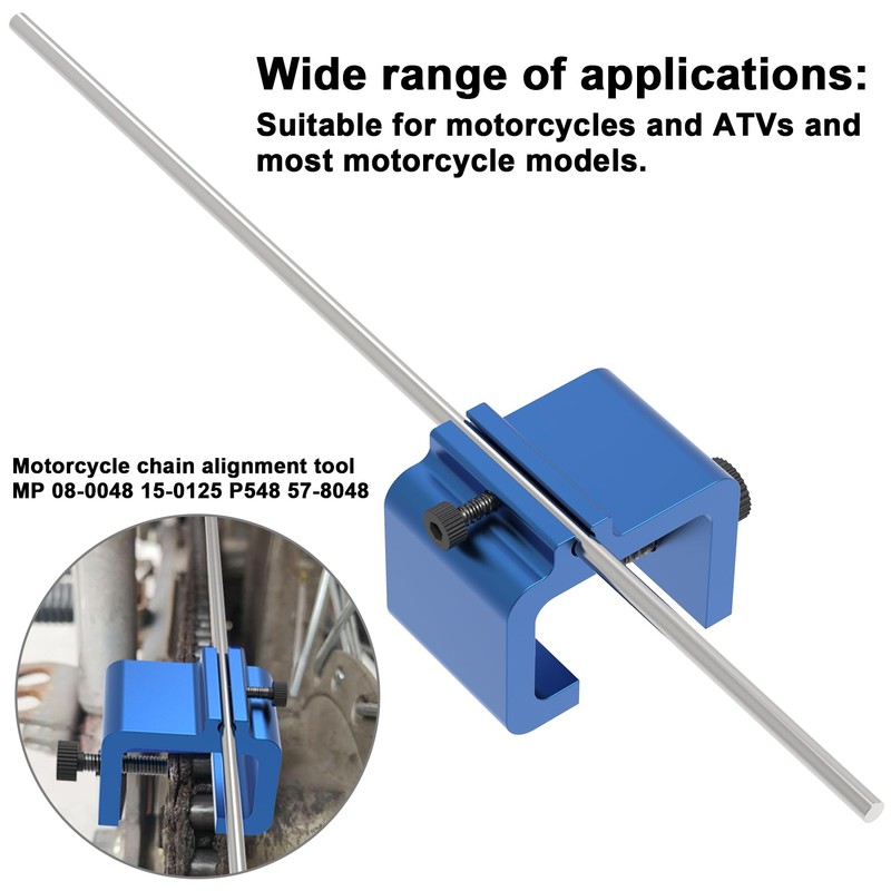 SPEPY Motorbike Chain Alignment Tool Aluminium Alloy Chain Adjusting Tool
