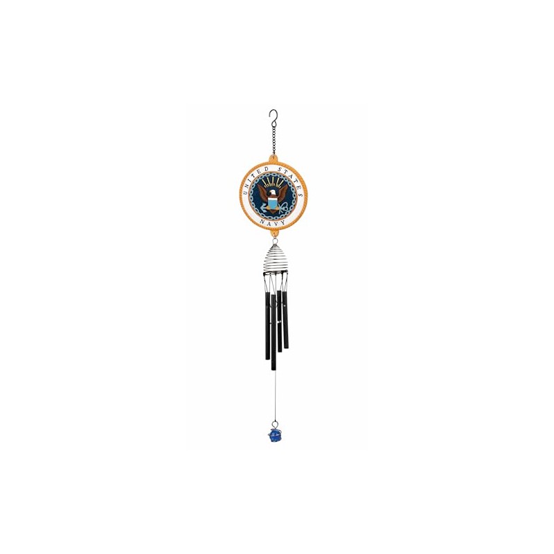 Red Carpet Studios 15174 Patriot Military Wind, Navy Chime, 21-Inch