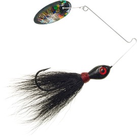 Panther Martin PMBBJ_15L_BKH Bearded Banshee Bass Spinner Fishing Lure - Black Holographic - 15L (3/8 Oz)