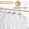 25 Pcs Shoulder Covers for Hanging Clothes 24 x 12