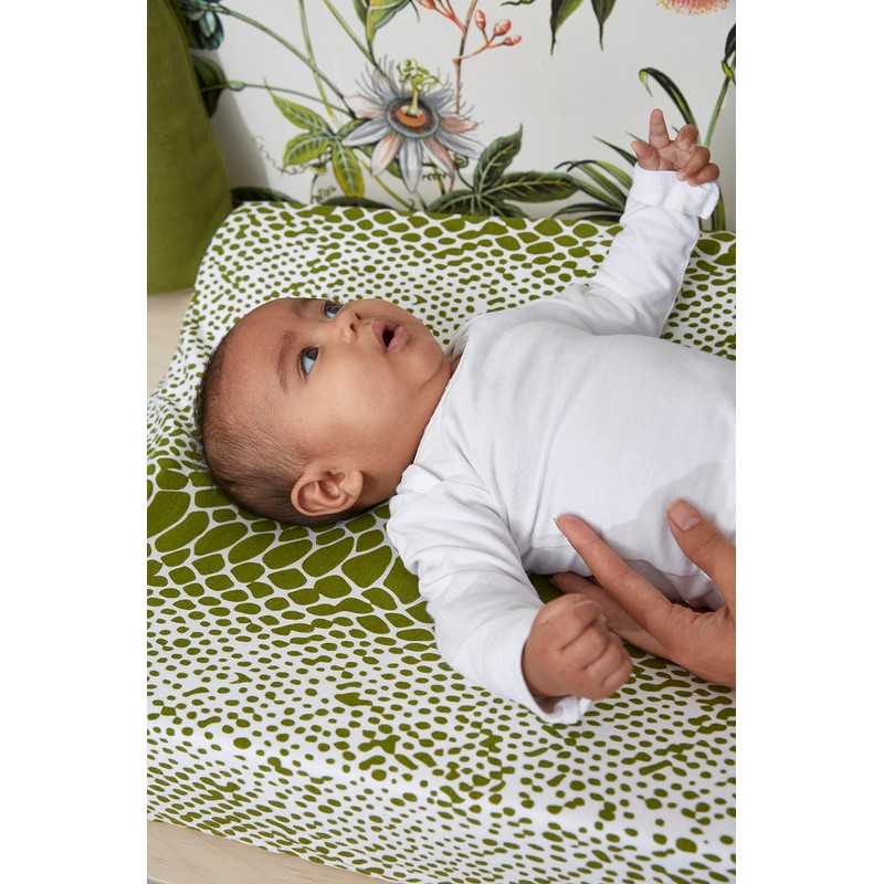 Meyco Baby Changing Mat Cover Snake Avocado 50 x 70