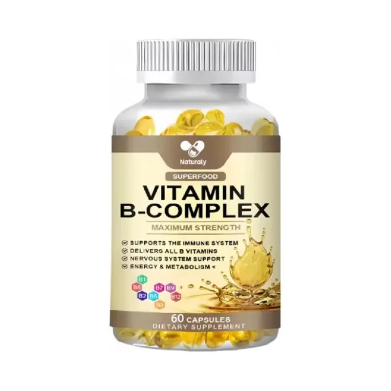 Vitamina Complejo B, Maxima Potencia 60 Cap