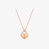 Gold&Deer 14KGP Lovely Heart Lock Necklace Rose Gold / 골드앤디어
