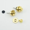 Wwomusic Gold Guitar Strap Locks Classical Design Flat Round Head