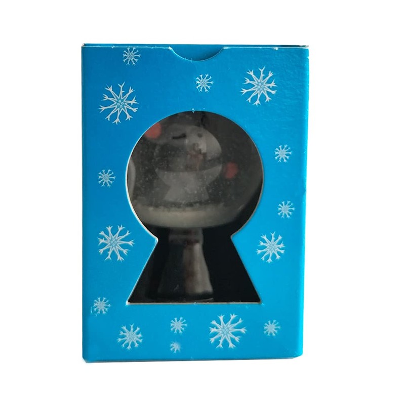 VIENNA SNOWGLOBE 1289 Real Glass Snow Globe with Mouse Design