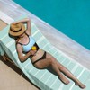 Aegero Quick Dry Sand Free Turkish Beach Towel - Aqua