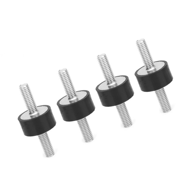 4pcs M6 Rubber Mounts, Male Anti Vibration Silentblock Car Boat