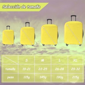 Funda para maletas de viaje grande, funda para maleta de viaje antiincrustante de alta elasticidad, apta para maletas de viaje de tela 29-32 pulgadas.
