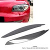 2 Pcs Headlight Eyebrow Front Left Right Light Eyelid Trim