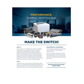 Inksters of America Remanufactured Toner Cartridge Replacement for HP 61X C8061X Black Laser Toner Cartridge