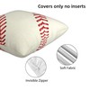 Football Pillow Covers, 18 x 18 Inch Set of 2