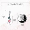 POPLYKE Tulip Earrings for Women 925 Sterling Silver Enamel Flower
