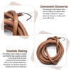 72 Inch Sewing Machine Leather V-Belt with Hooks, Leather Strap