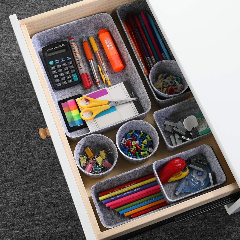 引き出し整理 仕切り デスク 引出し オーガナイザー 机 整頓 収納トレー 仕切り収納 小物入れ