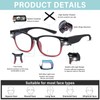 3Pack Reading Glasses with Light Bright LED Readers Magnifying Glass