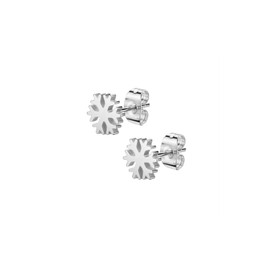 FANSING 316L Surgical Steel Stud Earrings Snowflake Earrings for Women Christmas Earrings Festival Jewelry