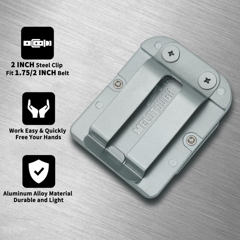MELOTOUGH Tape Measure Holder,Drill Holder for Tool Belt,Drill Holder,Measuring Tape