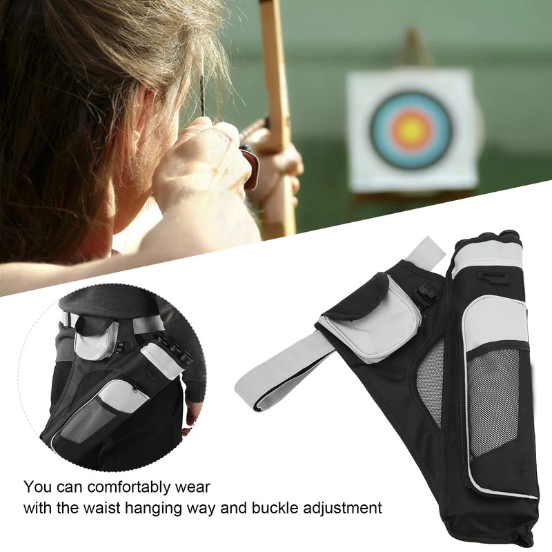 Arrow Holder Archery Arrow Storage Bag High Capacity with Waist