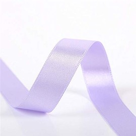 PST C088 Double Sided Satin Ribbon 25 m Reel 6 mm Mauve