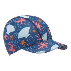 Swimlids – Sombrero de béisbol para Mujer, niños o Hombres Tiene protección UV UPF 50 para Playa, Piscina y Deportes acuáticos, Coral (Coral Shell), Small