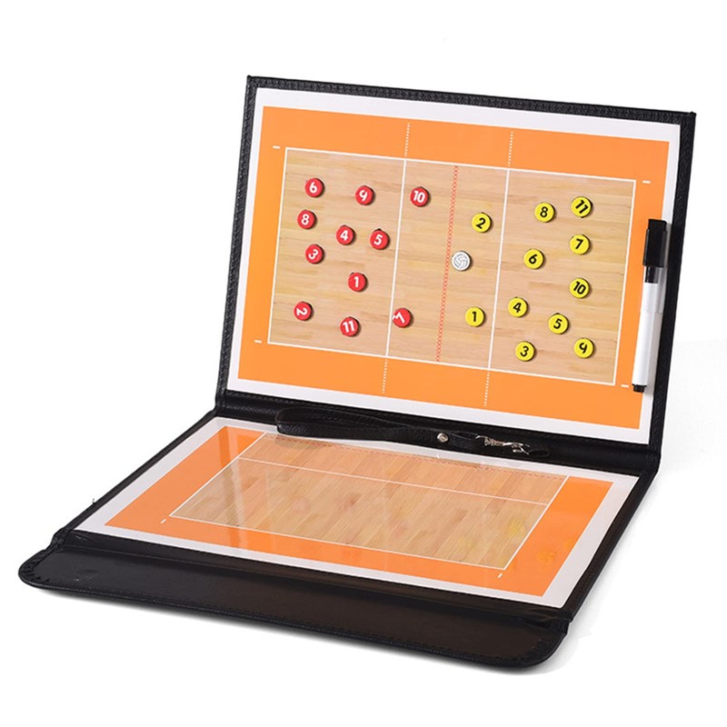 RoseFlower Taktikboard Volleyball - Magnetic Board Volleyball Coaching Board, Tactical