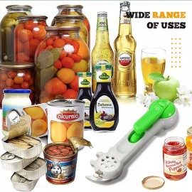 Lecute Destapador Abridor De Latas Botellas Frasco 6en1 Multiusos