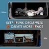 SugarFox Car Trunk Organizer | 95L, 35"x13.8"x11.8" | 26L Ice