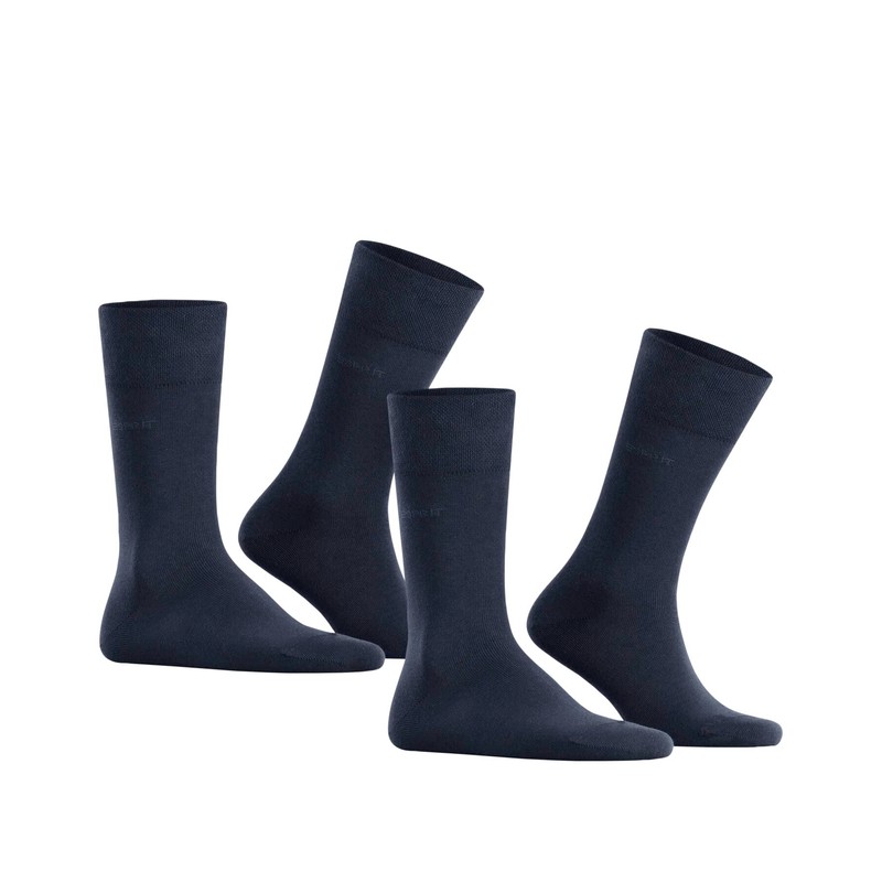 ESPRIT Men Basic Easy 2-Pack socks, 2 pairs, UK size