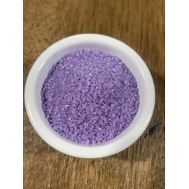 Snowy River Purple Cocktail Sugar - Kosher Certified Naturally Colored Purple Cocktail Rimmer (2oz Bottle, Medium Crystal)