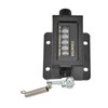 Mechanical Counter, 5 Digit Counting Bale Counter Reset Function Glass