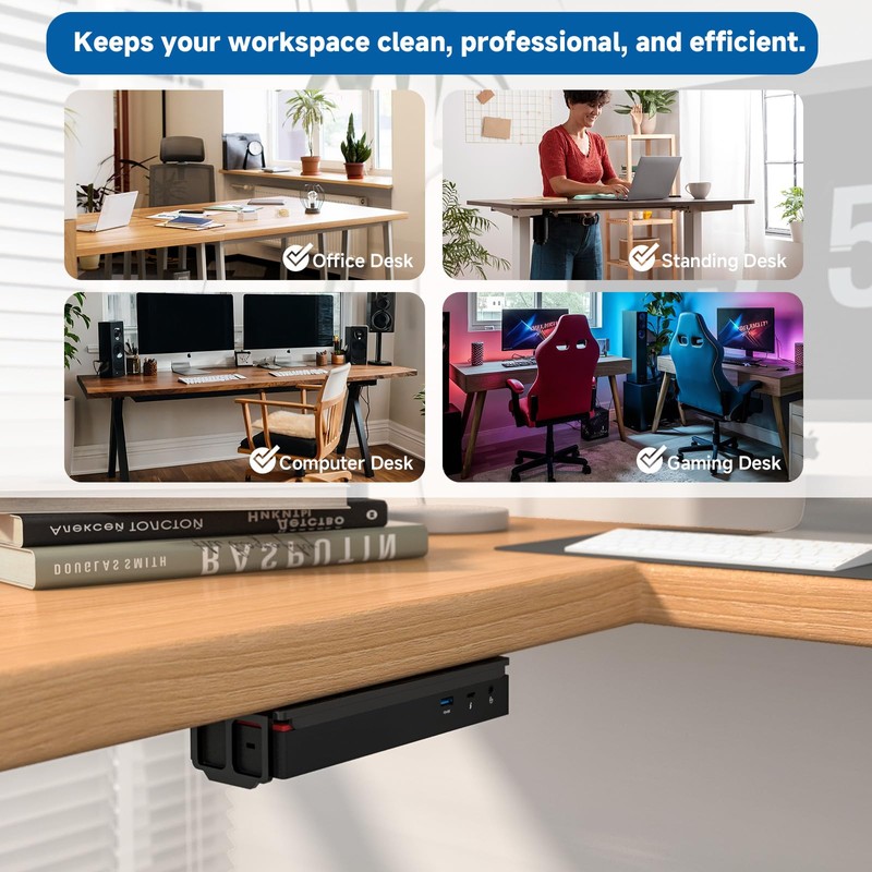 CaSZLUTION Acrylic Mount for Lenovo ThinkPad Universal Thunderbolt 4 Dock
