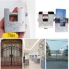 D-Shaped Heavy Duty Security Padlock with 3 Keys,Hardened Solid Steel