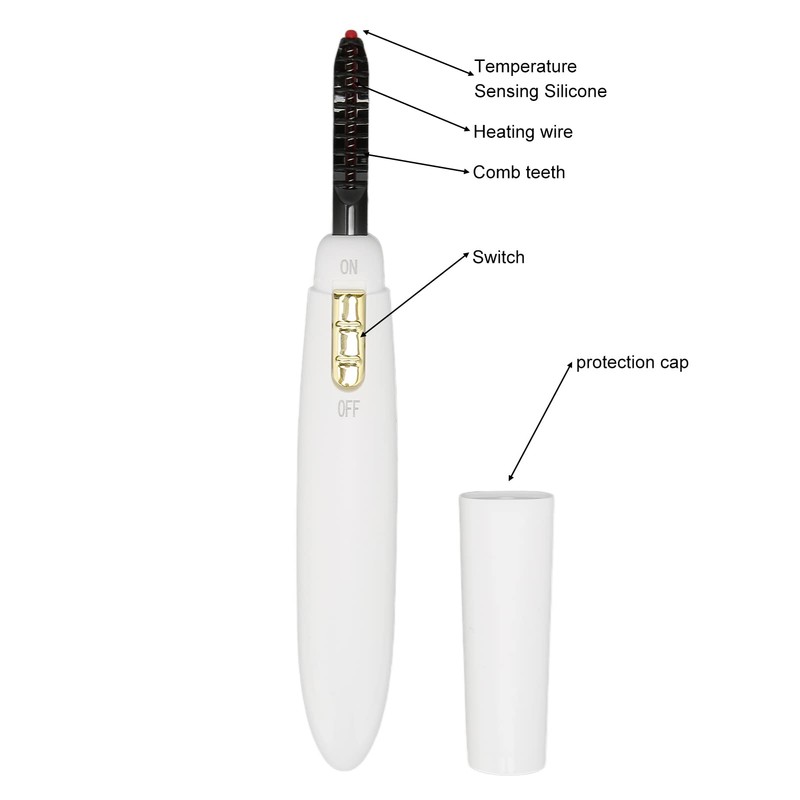 Heated Eyelash Curler, Electric Eyelash Curler, Heatable Eyelash Curler, Durable