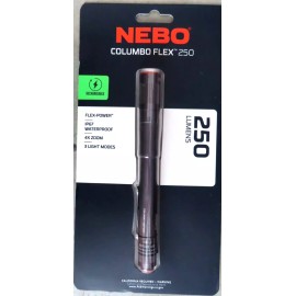 Nebo Columbo Flex 250 Flashlight. # NEB-POC-0008  250 Lumens Waterproof   NEW