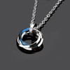 Kesaeki Men's Necklace, Tungsten, Stainless Steel, Hypoallergenic, For Sensitive Skin,