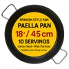 Paellera Para 10 Personas, 18 in / 45 cm Carbon