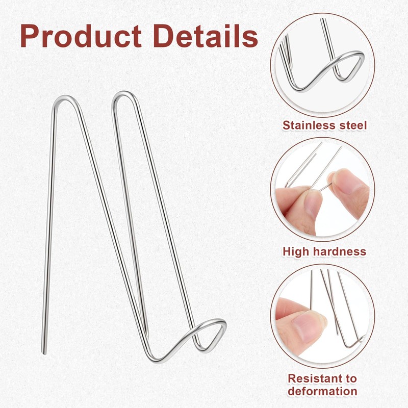 Fyntave 50 Pcs Cubicle Hooks for Fabric Walls Fabric Panel