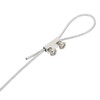 PATIKIL 20pcs 12x4.5x5.5mm Wire Rope Clips Steel Cable Clamp 3mm