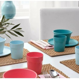 IKEA NIP New IKEA 6 Pack Utefest Tumbler Cups Red Blue Teal Green