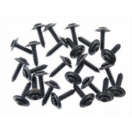 Retro-Motive Chrome #8 x 3/4" Phillips Loose Washer Trim Screws- Qty.25- #1073