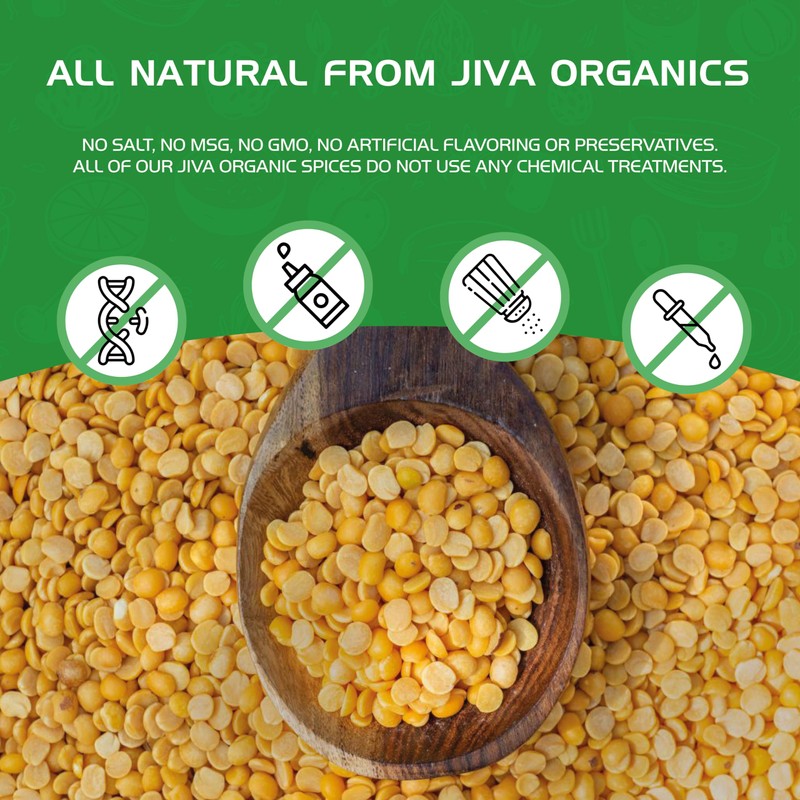 Jiva Organic Toor Dal Kori, Unoily, Madhi 2 Pound Bag
